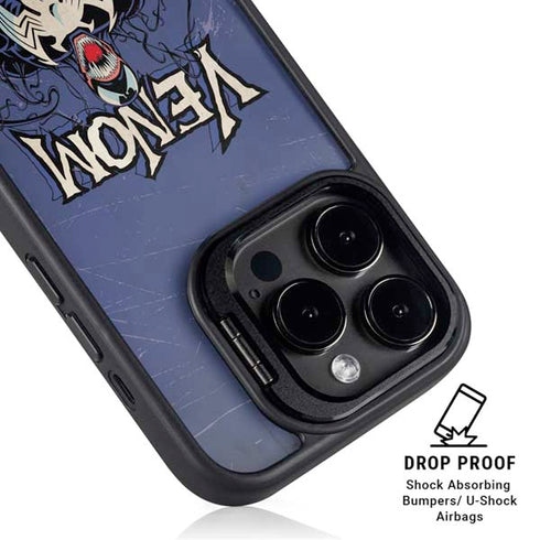 Marvel Classic Comics Venom iPhone 15 Pro Kickstand Case